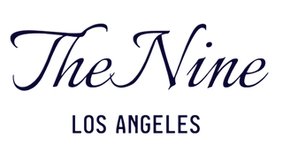 Logo of 'The Nine Los Angeles' with elegant font on a white background