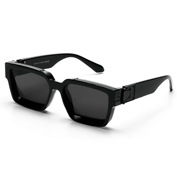 Ruiao Retro Black Millionaire Shades Luxury Sunglasses 2026 For Men Designer Famous Brand Square Sun Glasses Man Women Sunglass