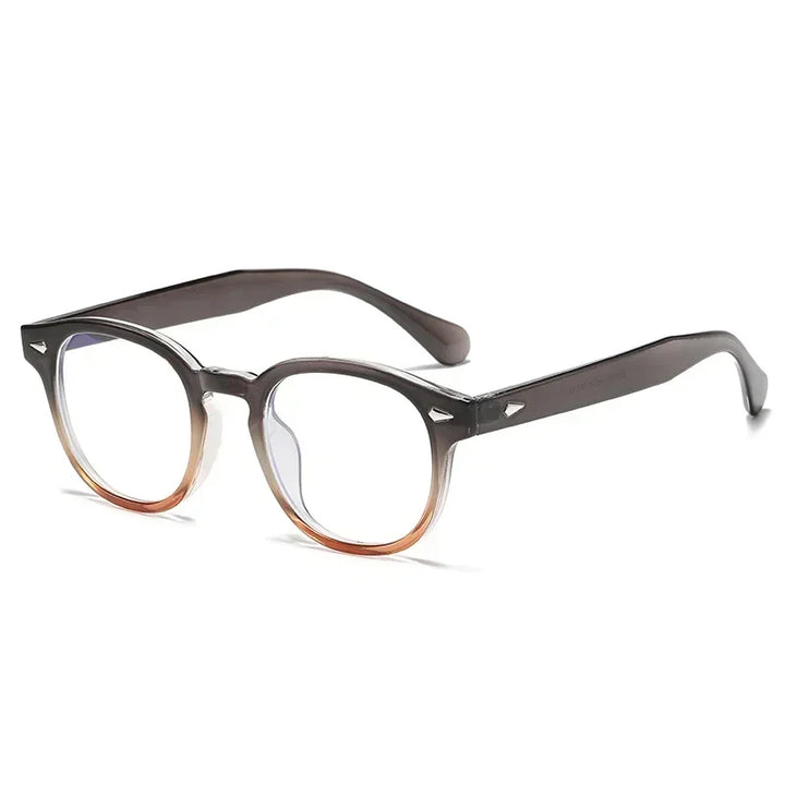JNPCXI Quality New Retro Round Sunglasses Women Fashion Rivets Decoration Shades UV400 Men Punk Leopard Sun Glasses